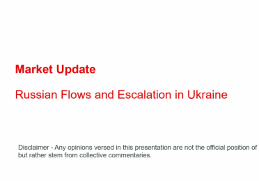 Webinar - Russian Flows and Escalation in Ukraine