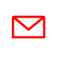 Mail Pictogram in Red